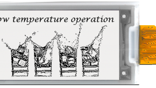 Low temperature e-paper displays suitable for dynamic labeling and signage in sub-zero conditions