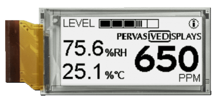 2.0 inch BW eTC E ink Display by Pervasive