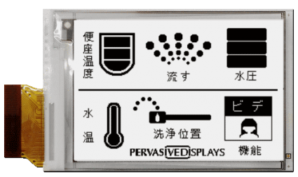 2.71 inch BW eTC E ink Display by Pervasive