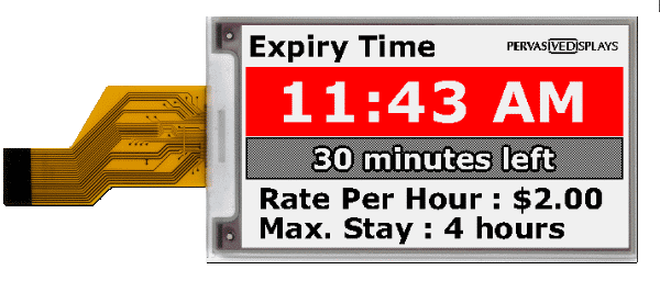 Wide Temperature E-ink Displays - Pervasive Displays