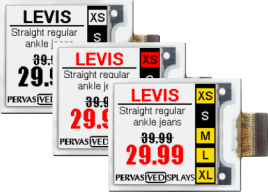 1.54″ E-ink displays