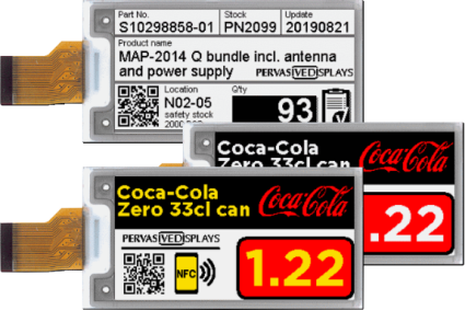 2.66″ E-ink displays