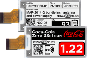 2.66″ E-ink displays