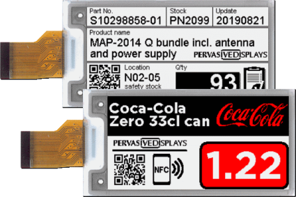 2.66″ E-ink displays