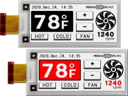2.87″ E-ink displays