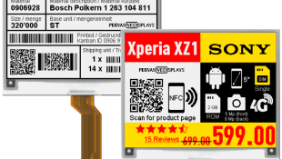 4.2″ E-ink displays