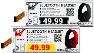 5.81″ E-ink displays