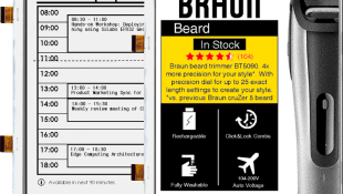 9.7″ E-ink displays
