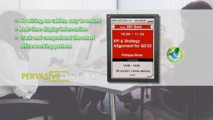 How can E Ink display be used in the smart office?