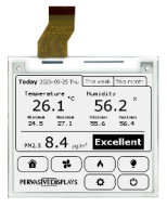 3.4″ E-ink displays