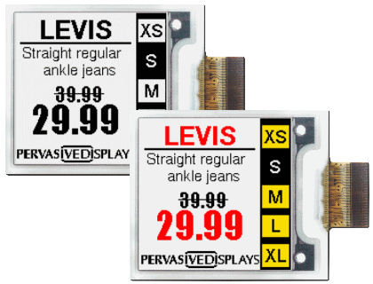 Pervasive-1.54 inch E-Paper Display Modules