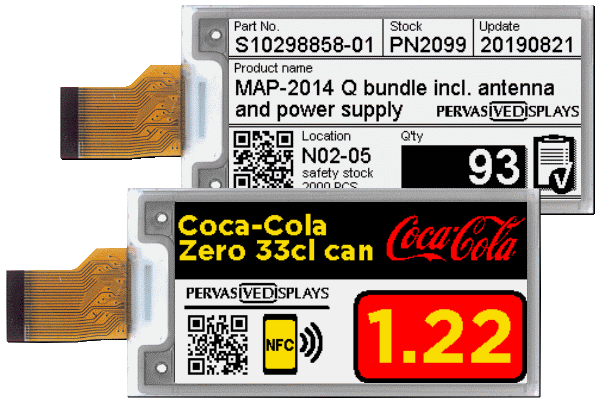 Pervasive 2.66 inch E-Paper Display Modules