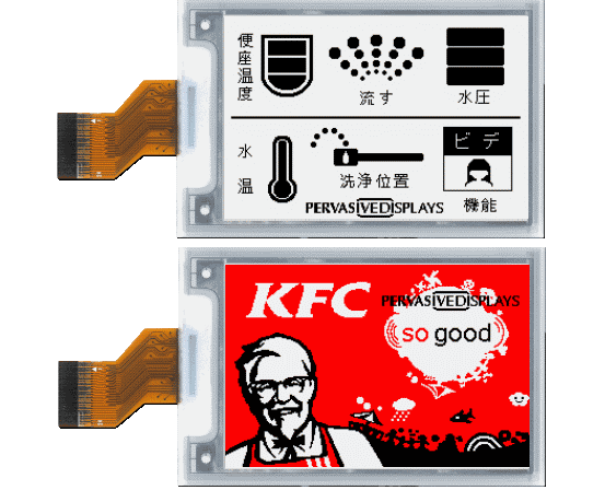 Pervasive 2.71 inch BW E-Paper Display Modules