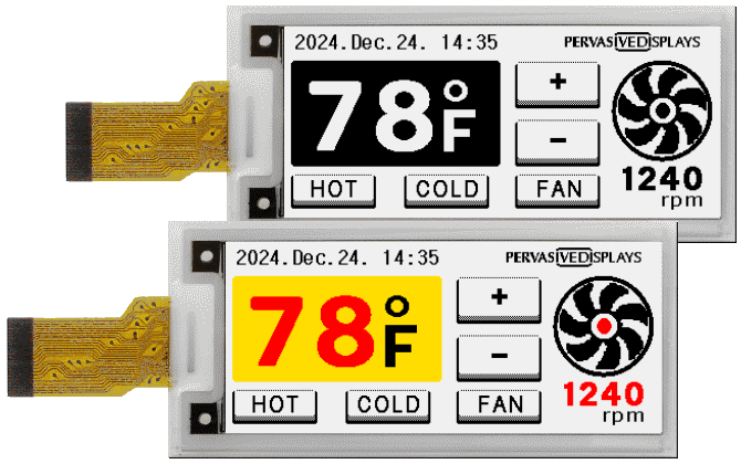 Pervasive 2.9 inch E-Paper Display Modules