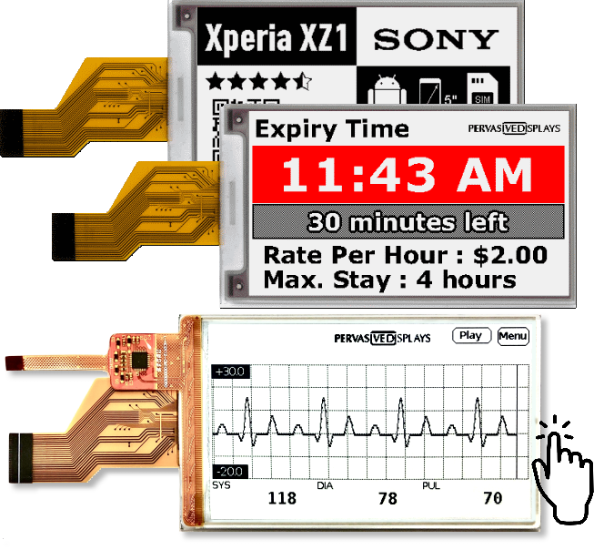 Pervasive 3.7 inch E-Paper Display Modules