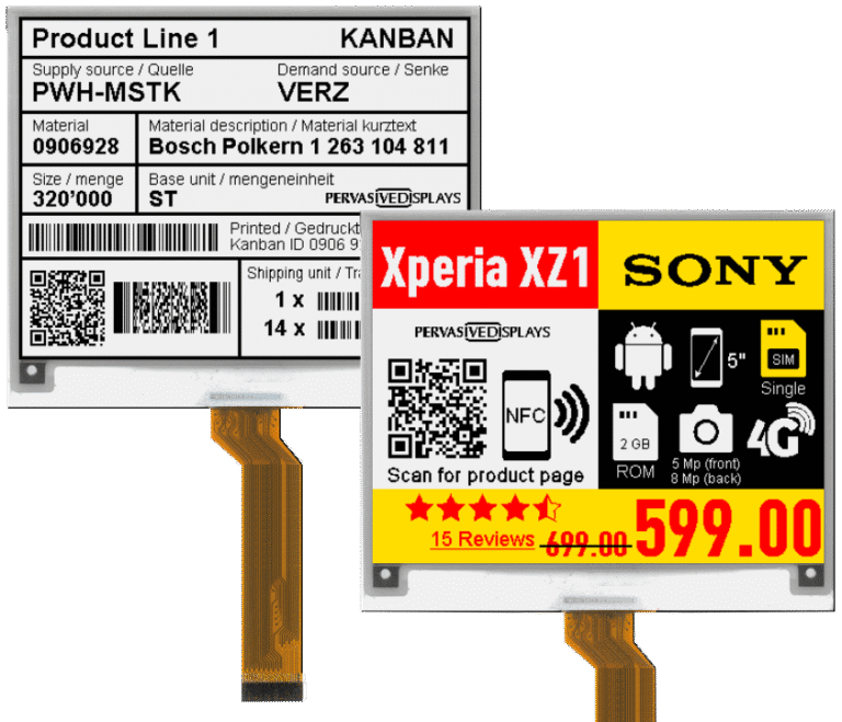 E-Paper Displays & EPD Modules | Pervasive Displays