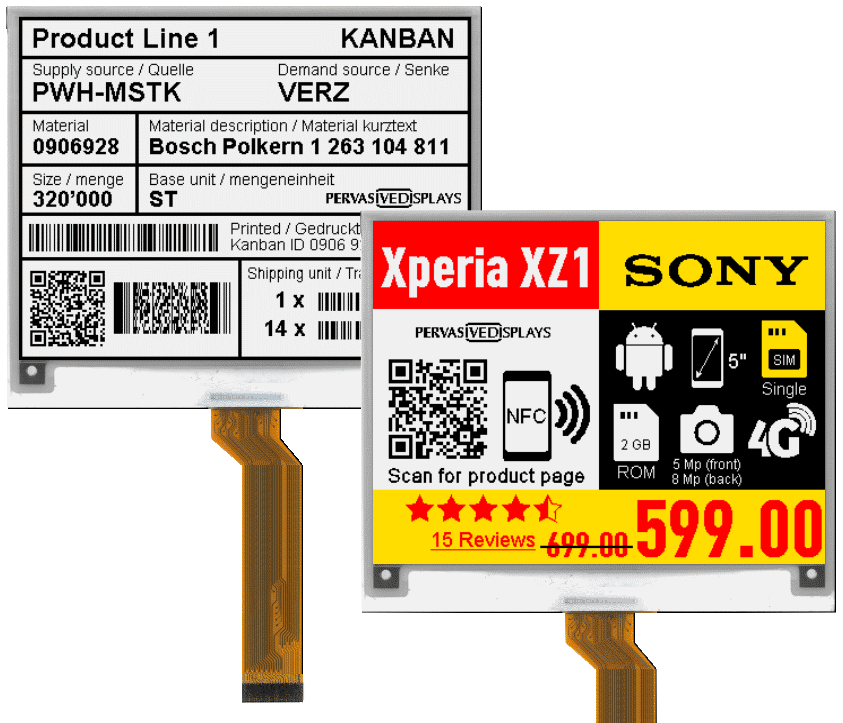 Pervasive 4.2 inch E-Paper Display Modules