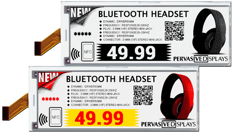 Pervasive 5.8 inch E-Paper Display Modules